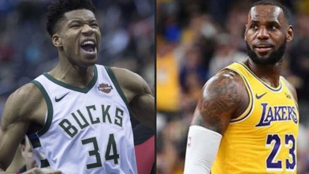 จานนิส, เลอ บรอน เจ๋ง ติดทีมยอดเยี่ยม NBA 2019-20 ทีมแรก