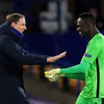 Thomas Tuchel and Edouard Mendy Chelsea Champions League