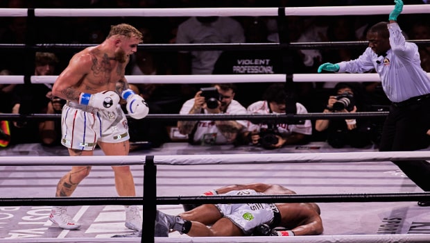 Jake Paul and Tyron Woodley